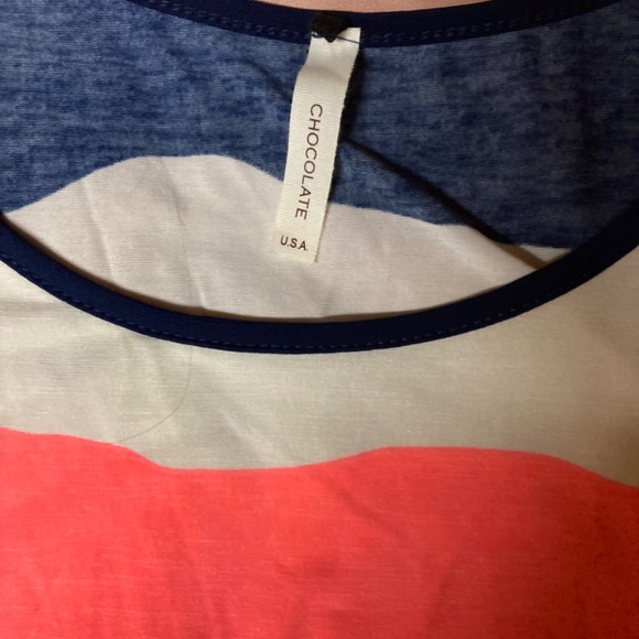 Like New! Color Block Striped Blouse - Picture 2 of 5